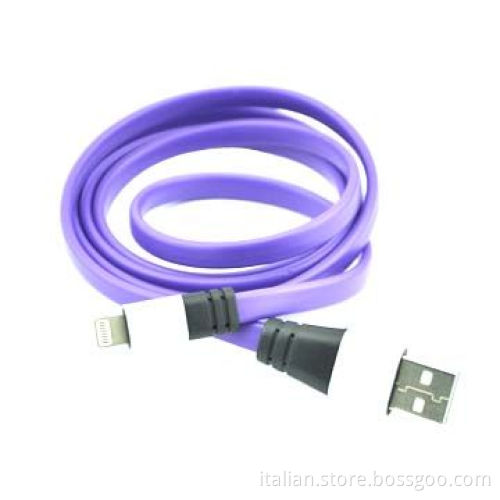 2014 Hot Sale USB Cable for iPhone 5/5S/5C, with Aluminum Alloy Shell, Supports iOS8.0 Beta